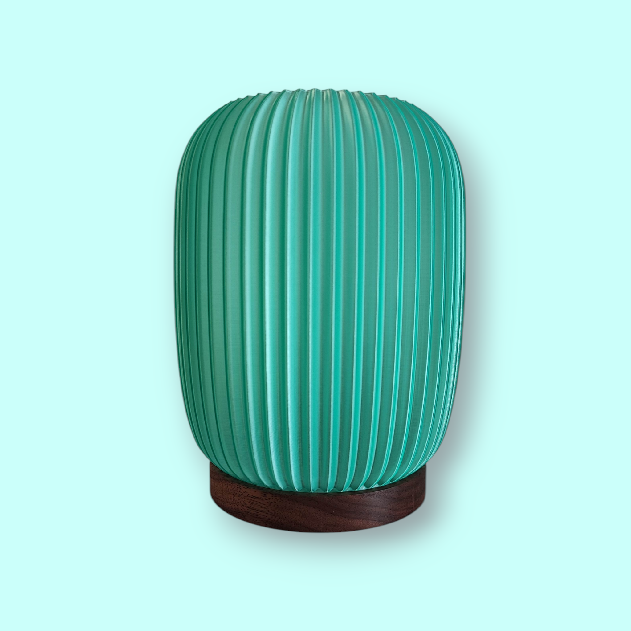 Lampara de mesa modelo Aura color Verde Traslucido